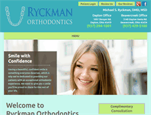 Tablet Screenshot of braces4dayton.com